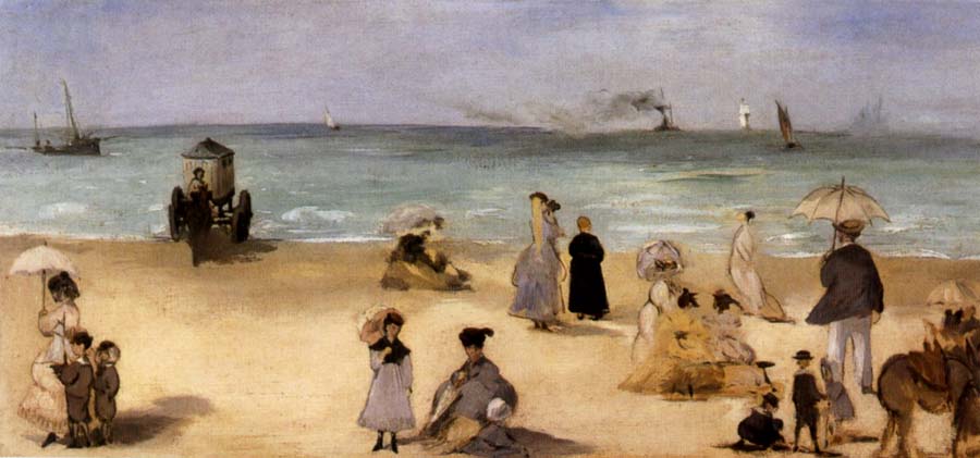 Edgar Degas Beach Scene